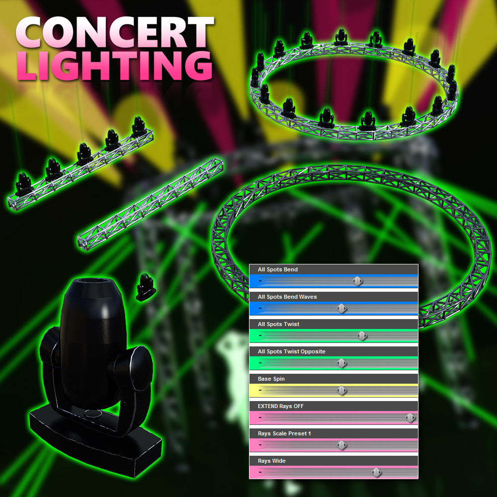 Concert Lighting for DS Iray by N/A