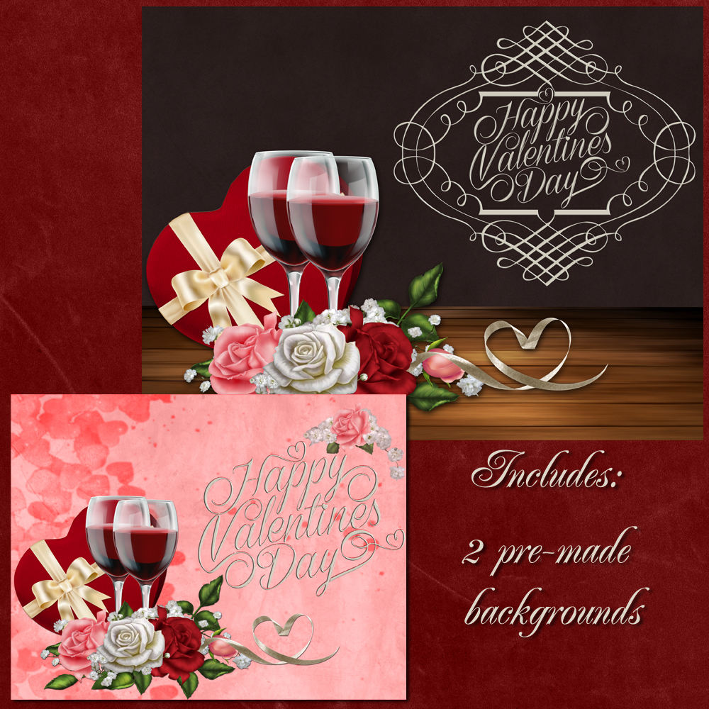 Uthena's Happy Valentine's Day Graphic Resource by N/A