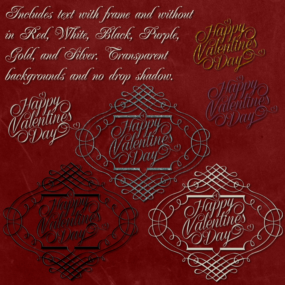 Uthena's Happy Valentine's Day Graphic Resource by N/A