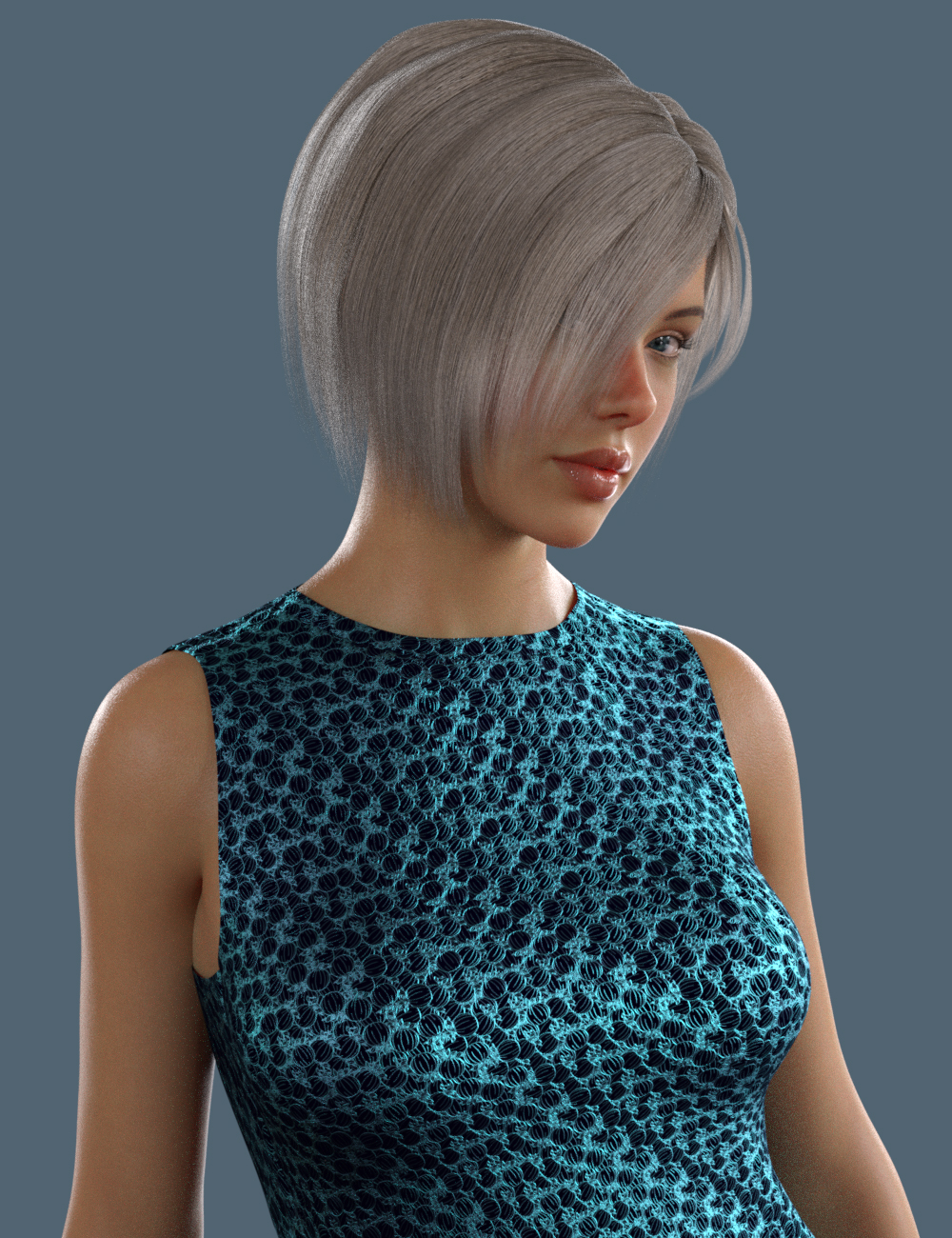 Slide3D Bob Hair for G3F and G8F by N/A