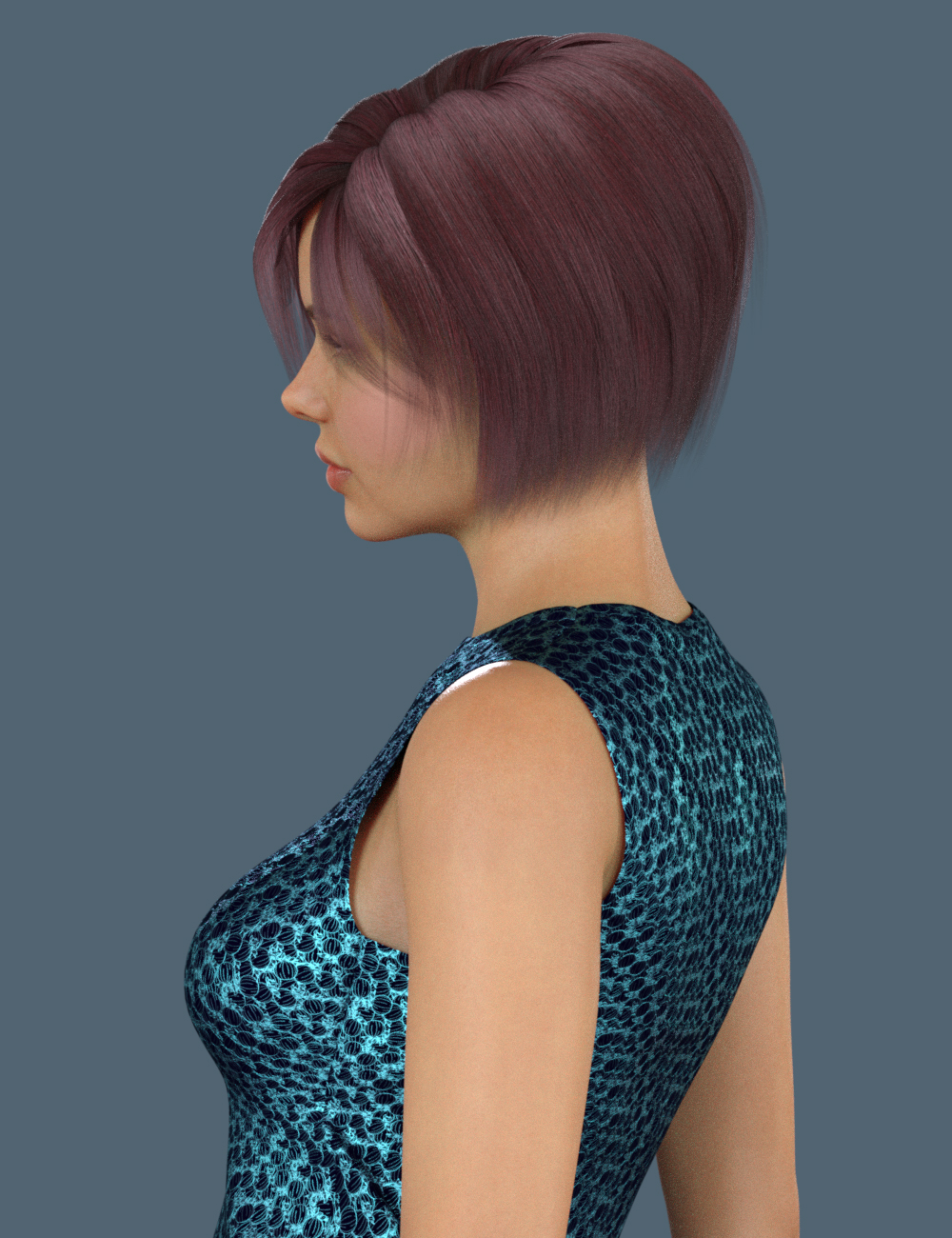 Slide3D Bob Hair for G3F and G8F by N/A