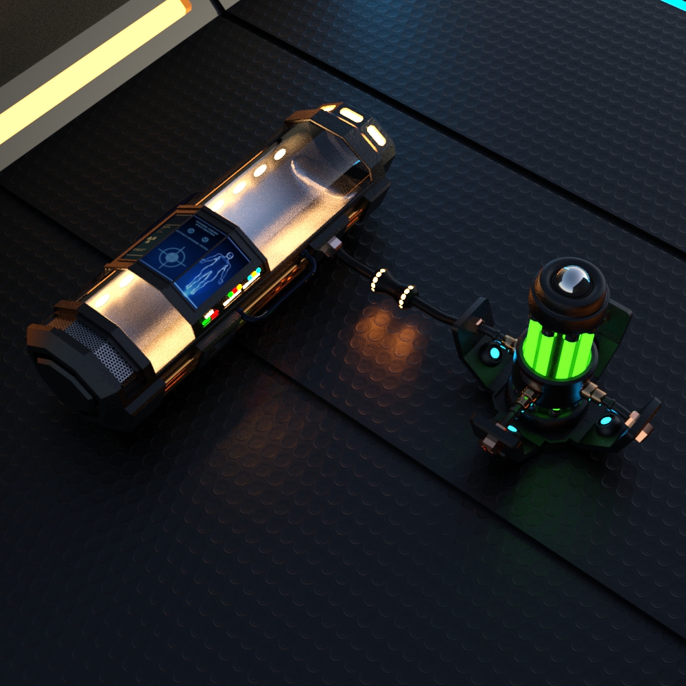 Sci Fi Stasis Pod by N/A
