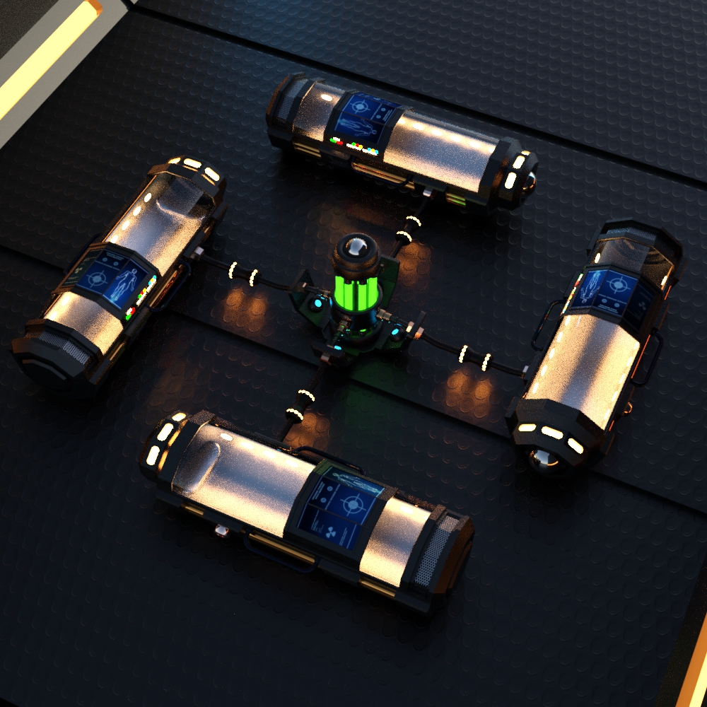 Sci Fi Stasis Pod by N/A
