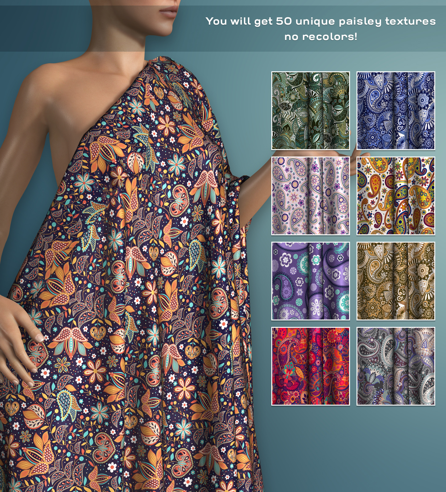 Poser - Paisley Prints by N/A