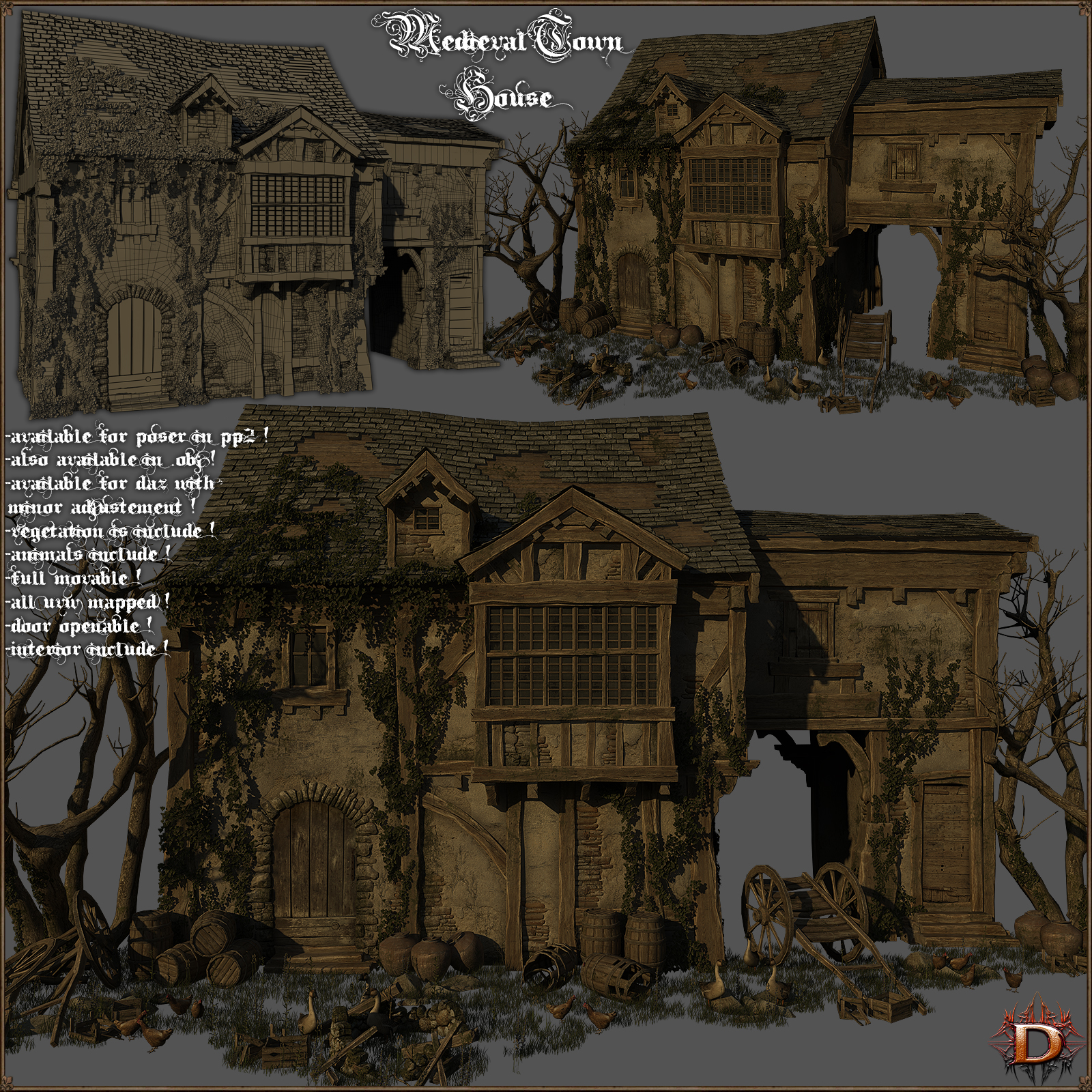 Medieval Town House by N/A