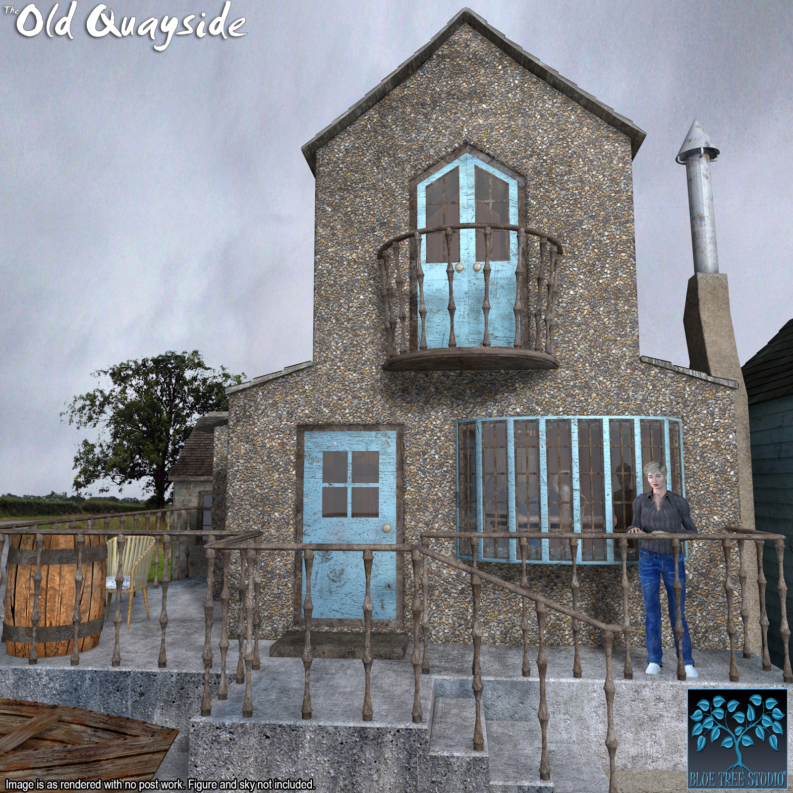 Old Quayside for Poser by N/A