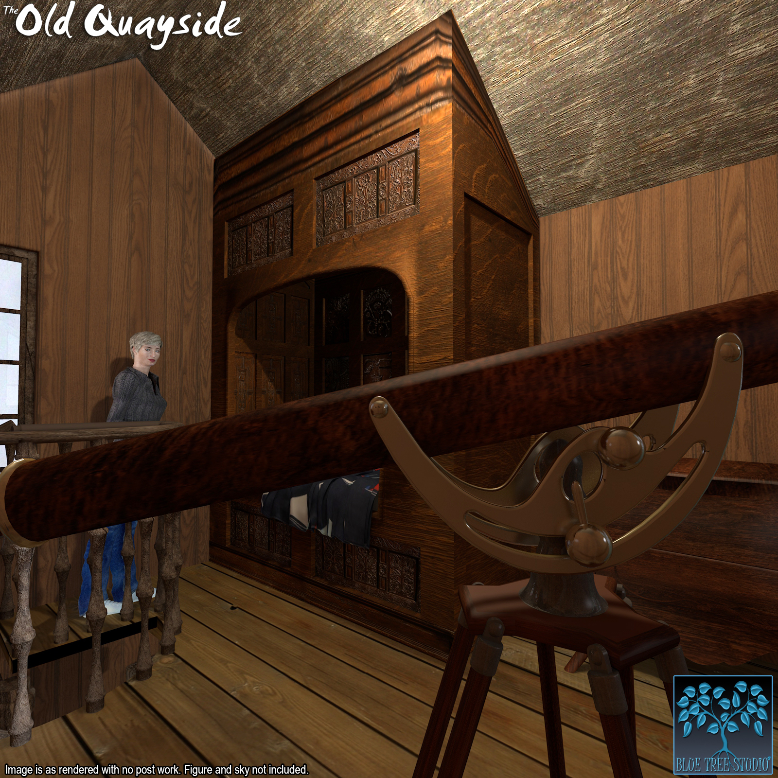 Old Quayside for Poser by N/A
