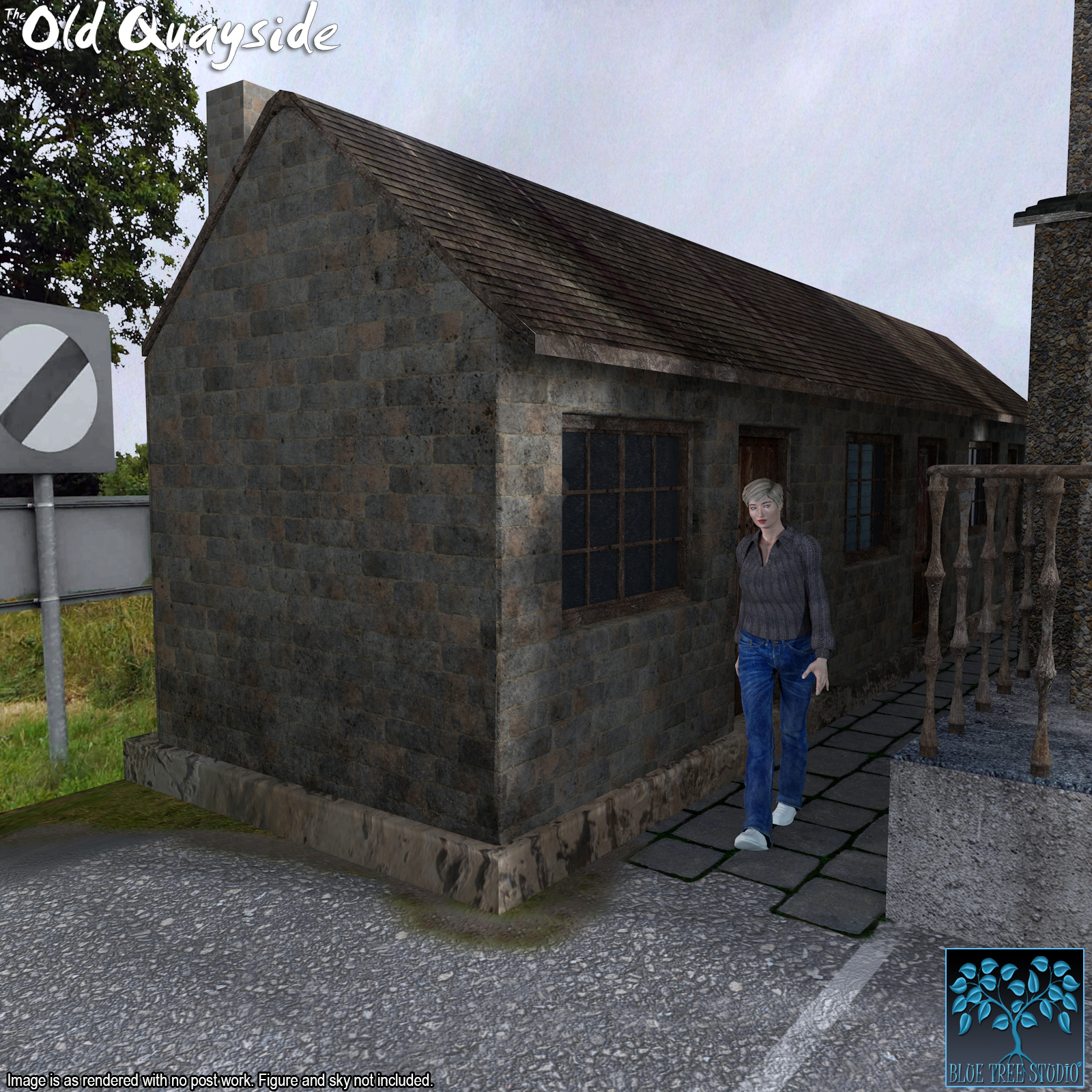 Old Quayside for Poser by N/A