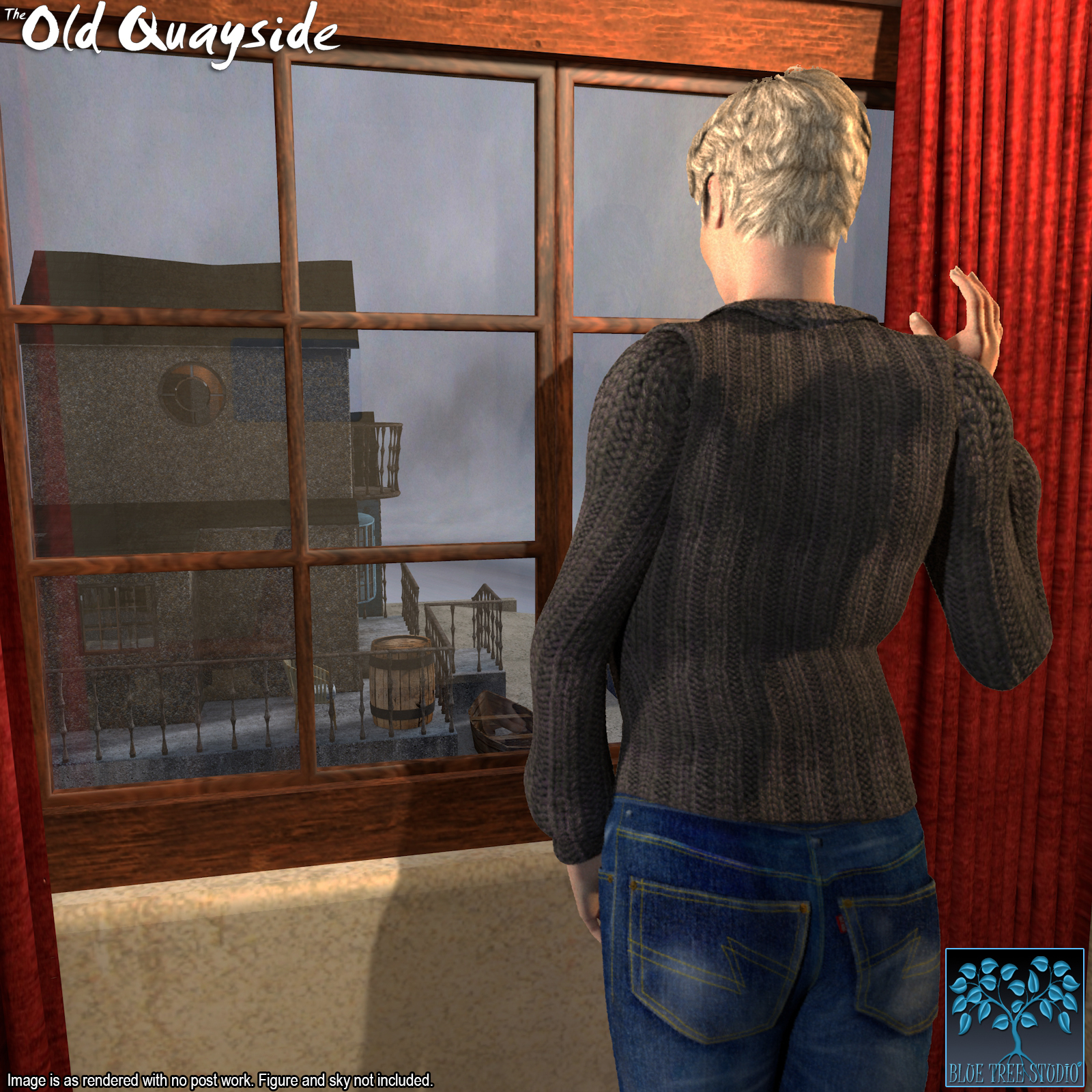 Old Quayside for Poser by N/A