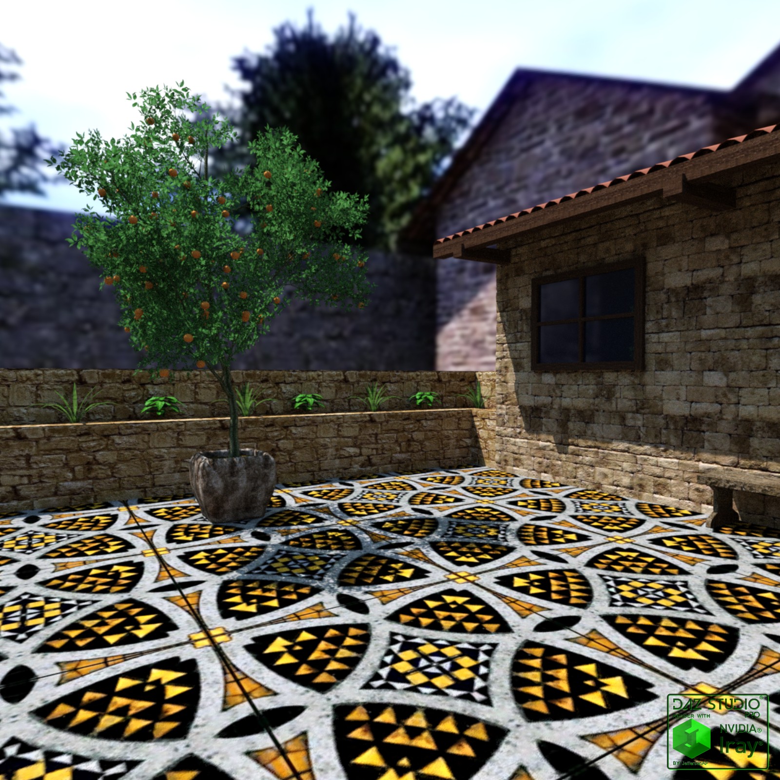 In the home garden DAZ by N/A