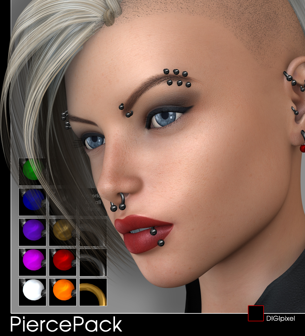 Piercings - Base Pack DS by N/A