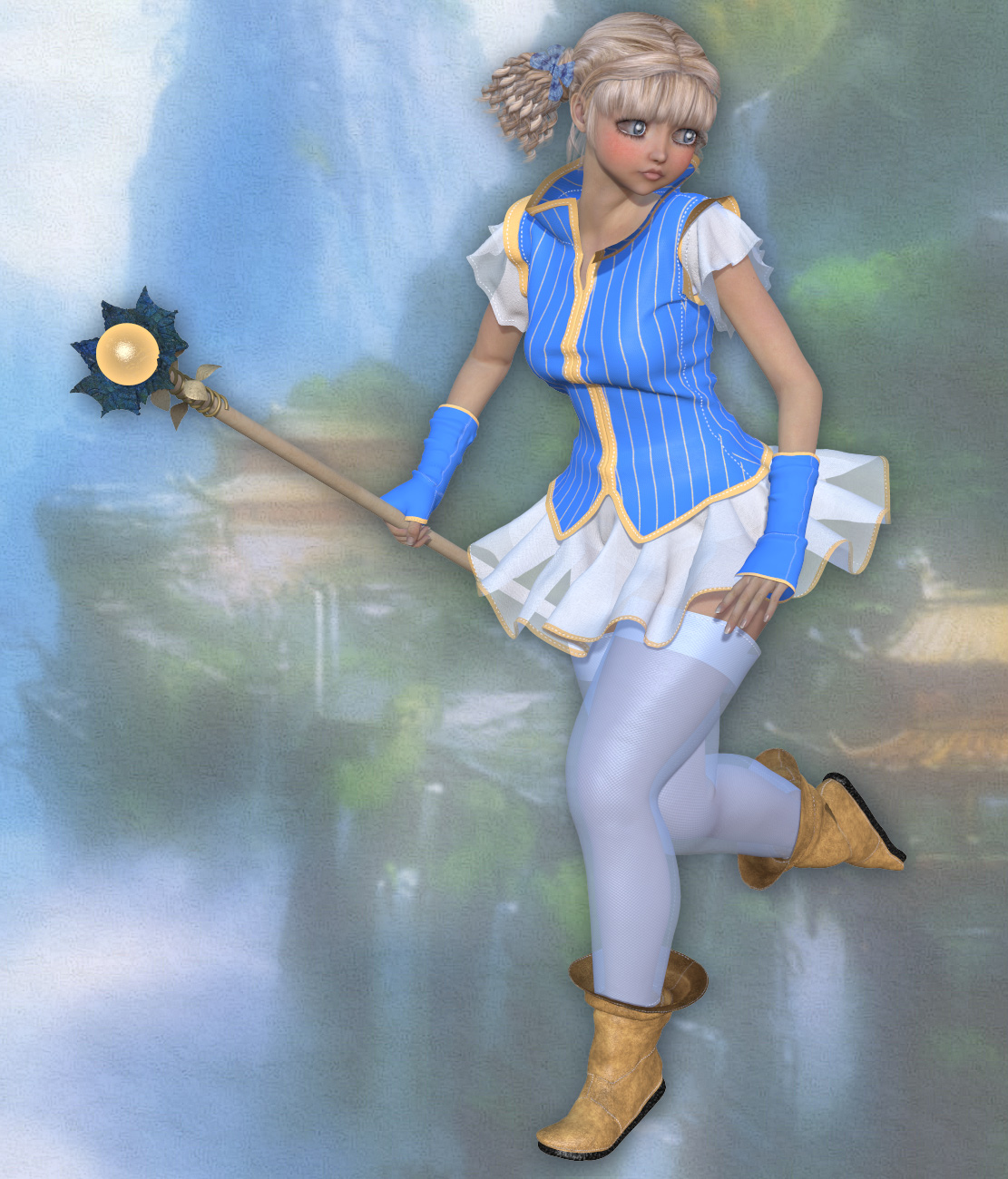Fancy Manga_Clothing set for V4 A4 and Poser. by N/A
