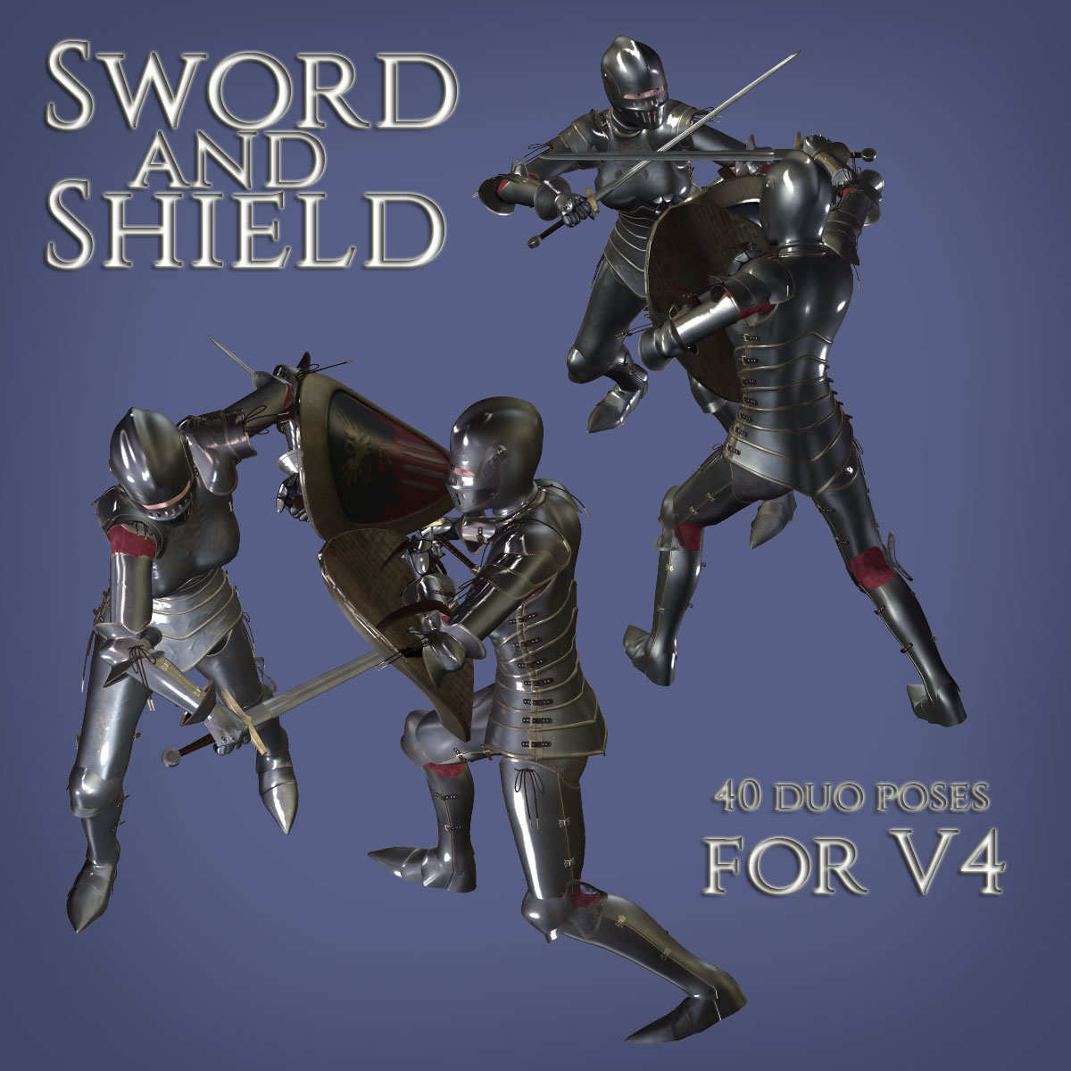 Sword and Shield for V4 MEGAPACK by N/A