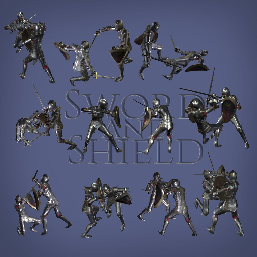 Sword and Shield for V4 MEGAPACK by N/A