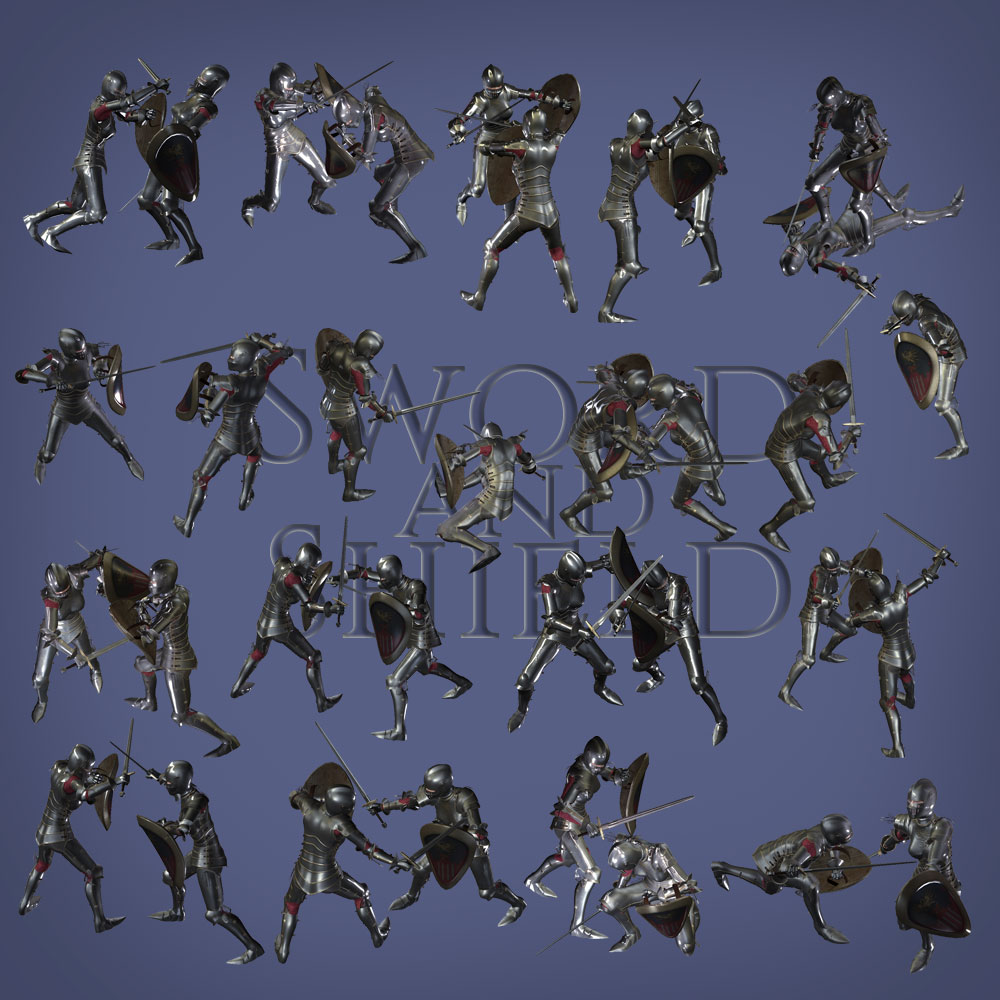 Sword and Shield for V4 MEGAPACK by N/A
