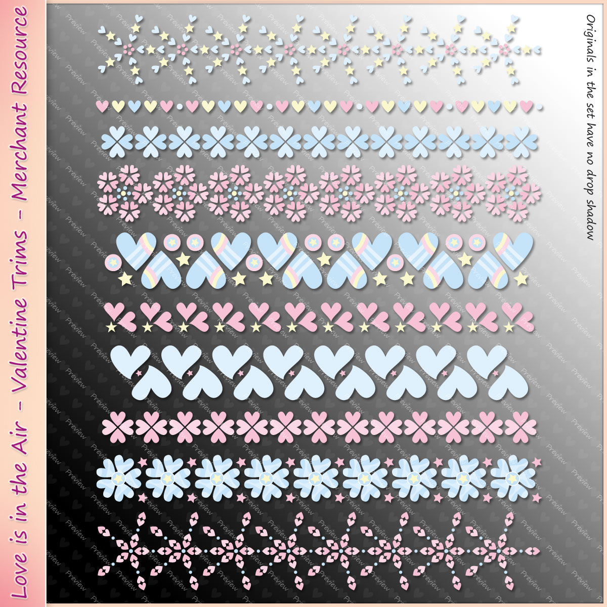 Love is in the Air - Valentine Trims - Merchant Resource by N/A