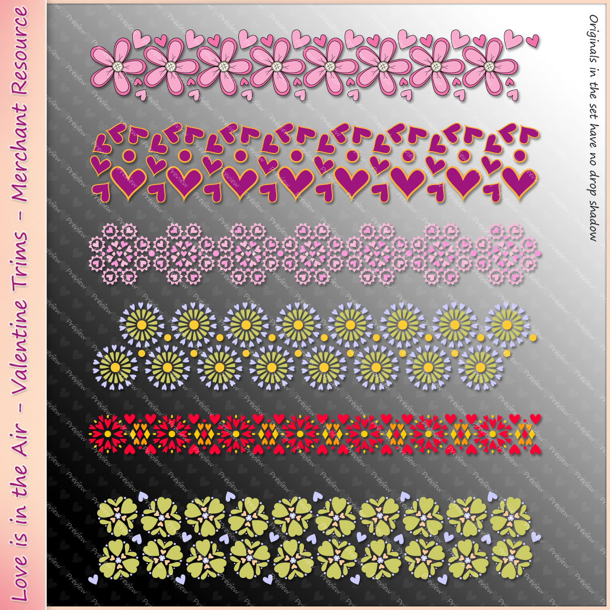 Love is in the Air - Valentine Trims - Merchant Resource by N/A