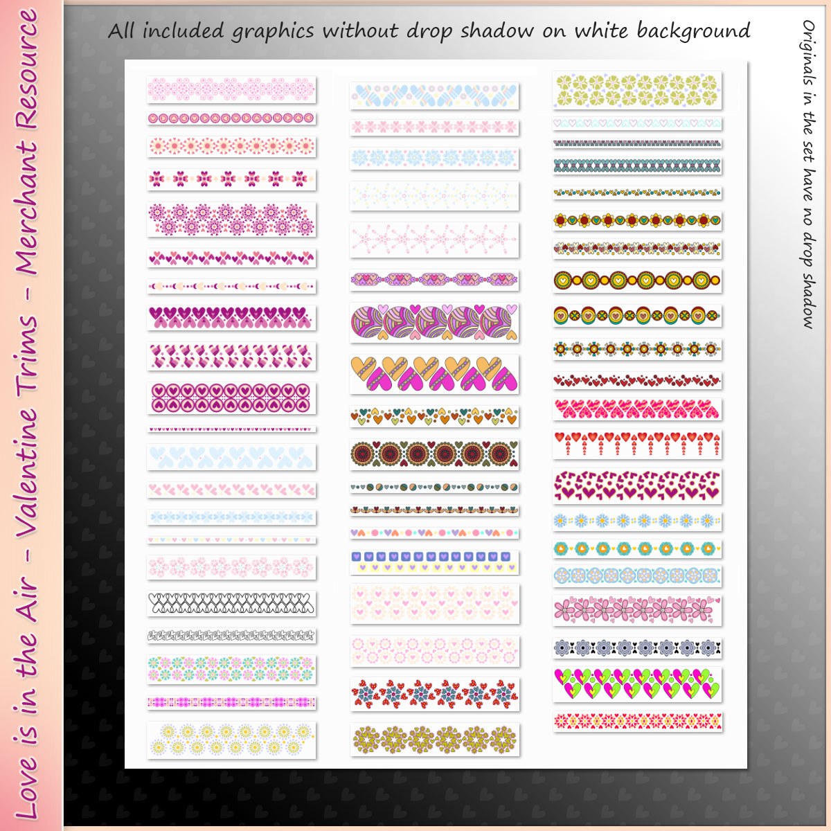 Love is in the Air - Valentine Trims - Merchant Resource by N/A