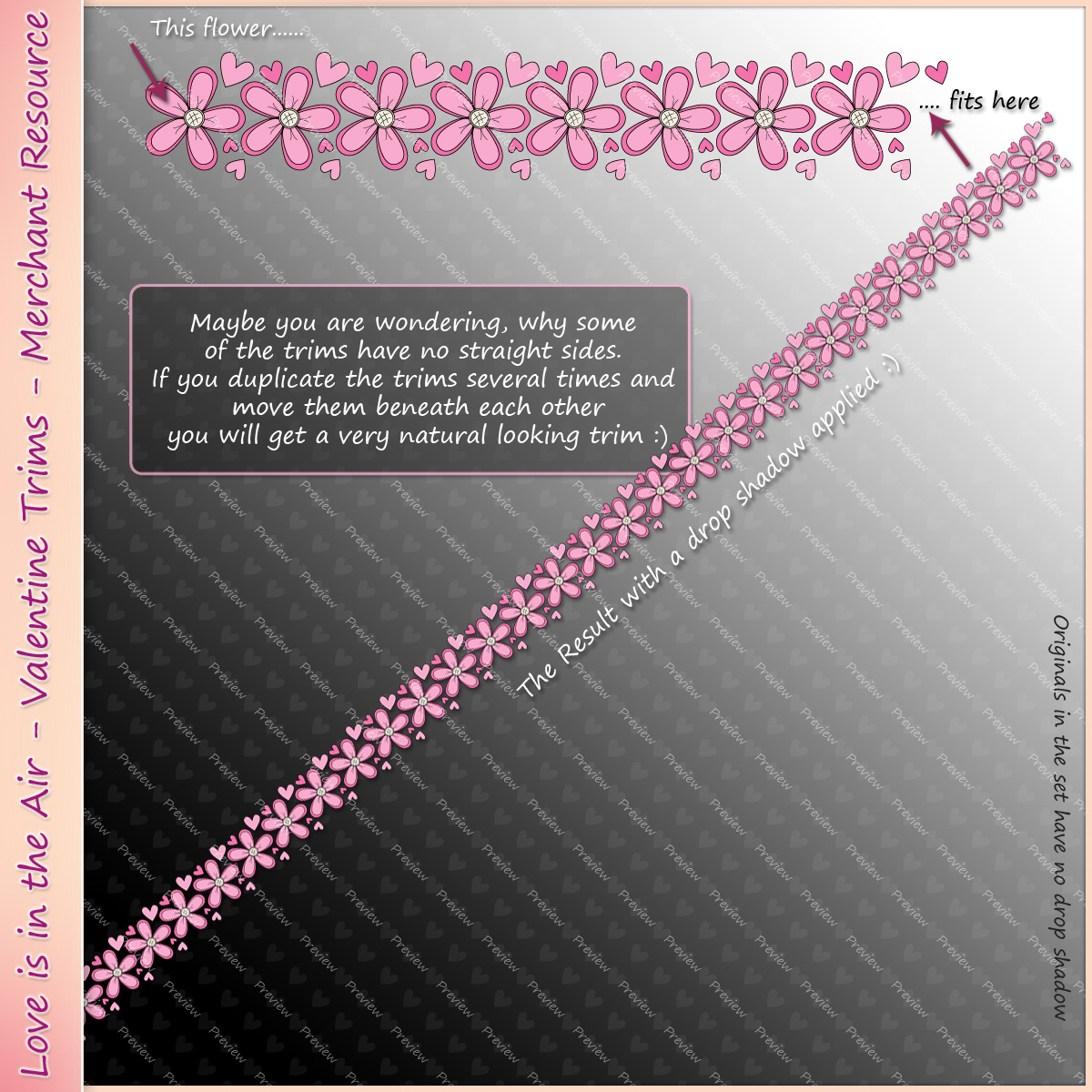Love is in the Air - Valentine Trims - Merchant Resource by N/A