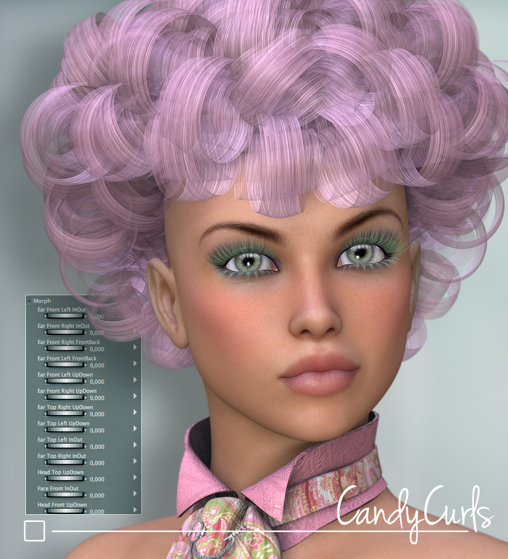 Candy Curls - Hair V4 by N/A