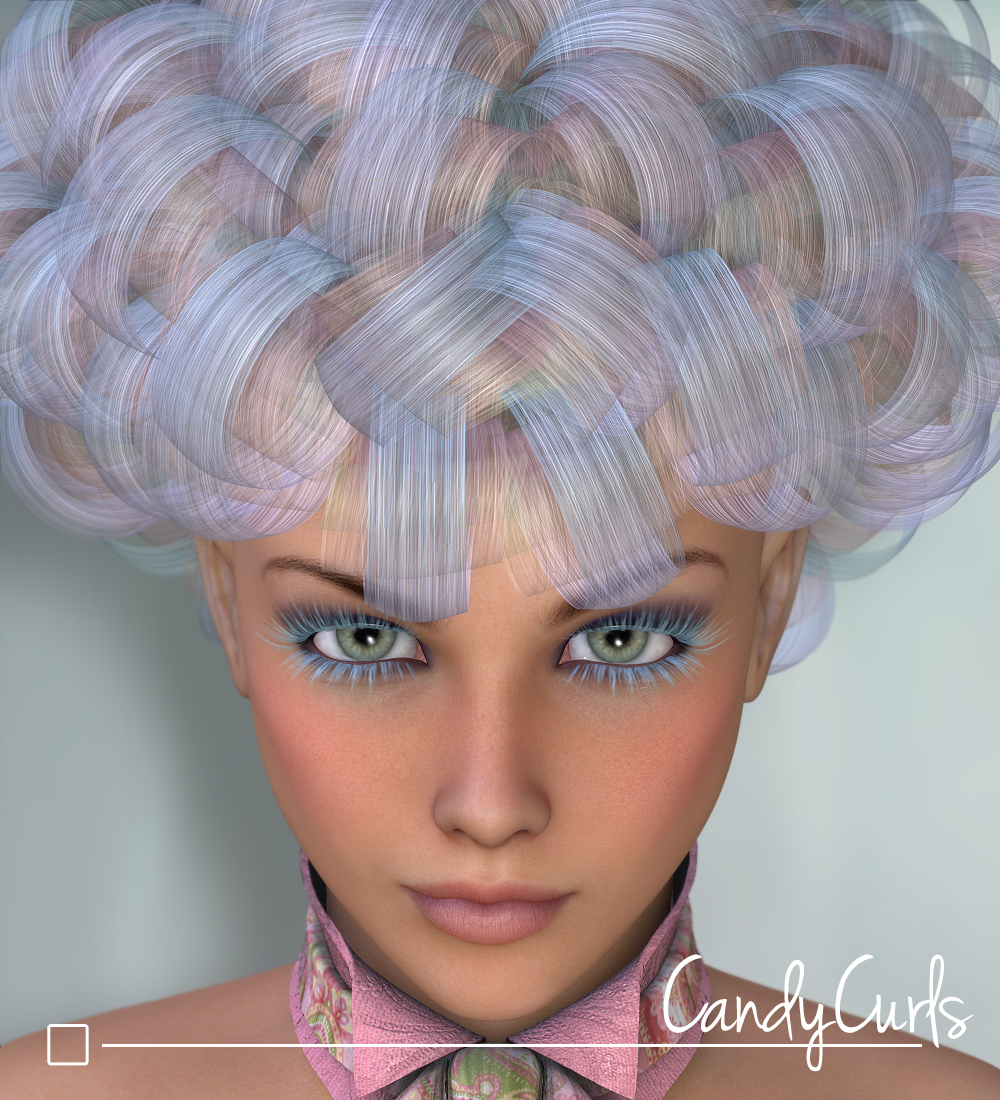 Candy Curls - Hair V4 by N/A