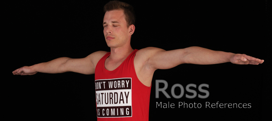Ross, Male Full Figure Photo References by N/A