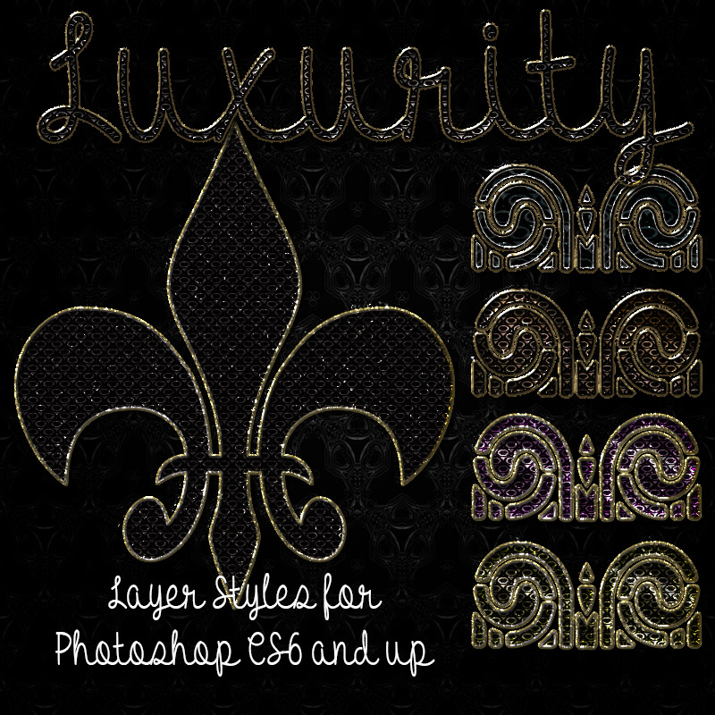 Luxurity Photoshop Styles by N/A