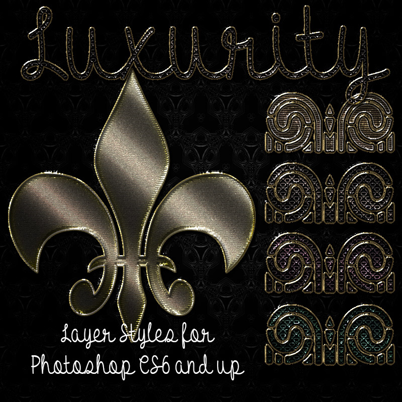 Luxurity Photoshop Styles by N/A