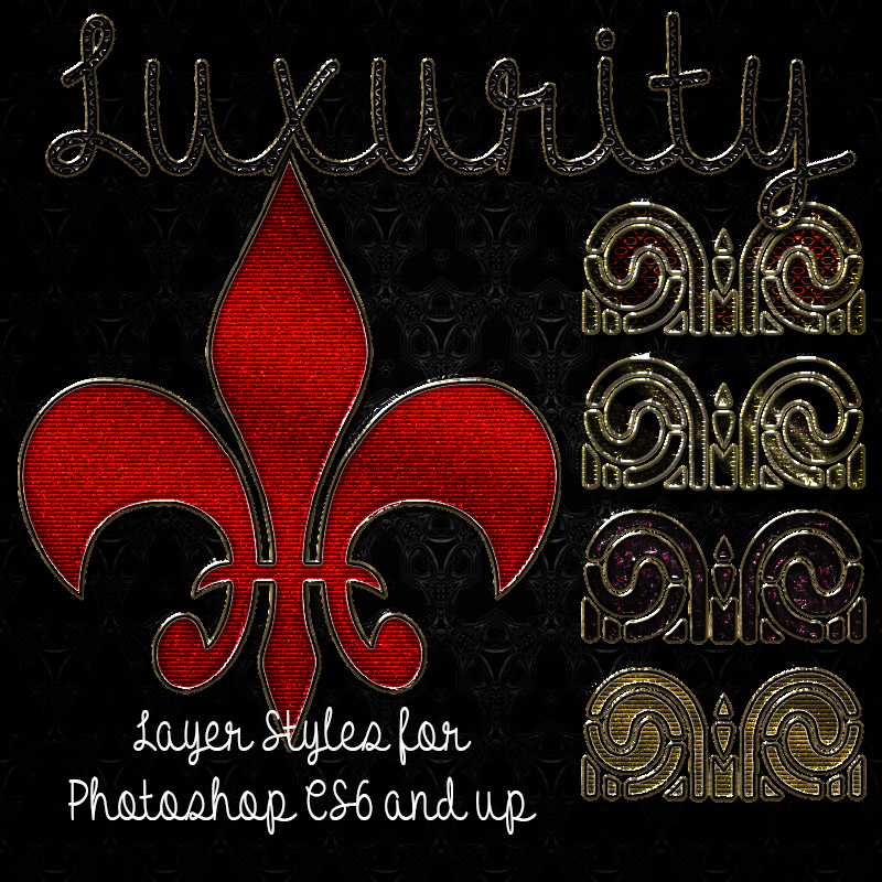 Luxurity Photoshop Styles by N/A