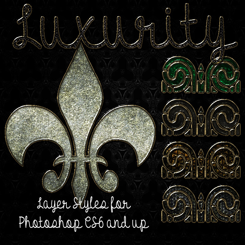Luxurity Photoshop Styles by N/A