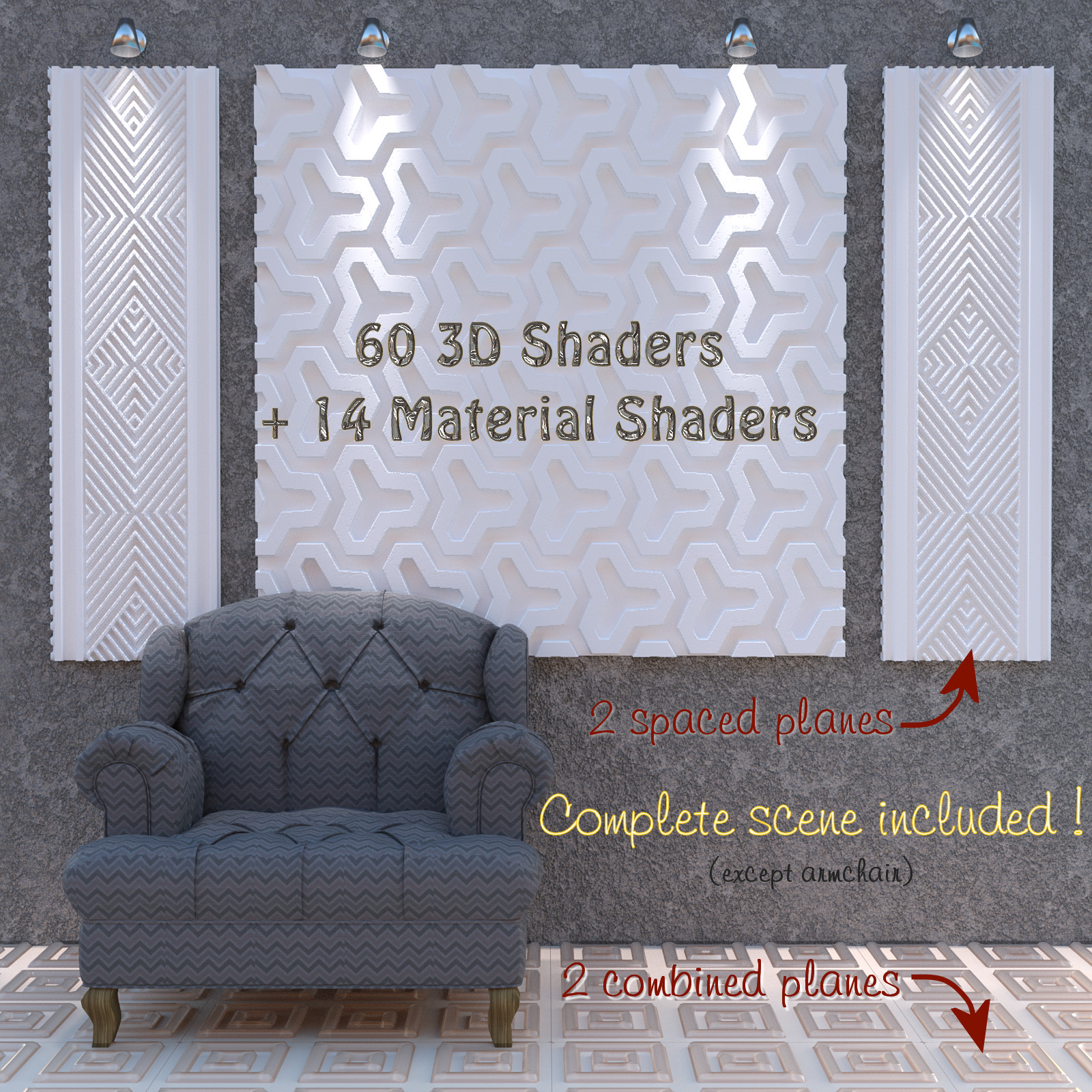 3D Planes maker. - IRAY shaders for DAZ - by N/A