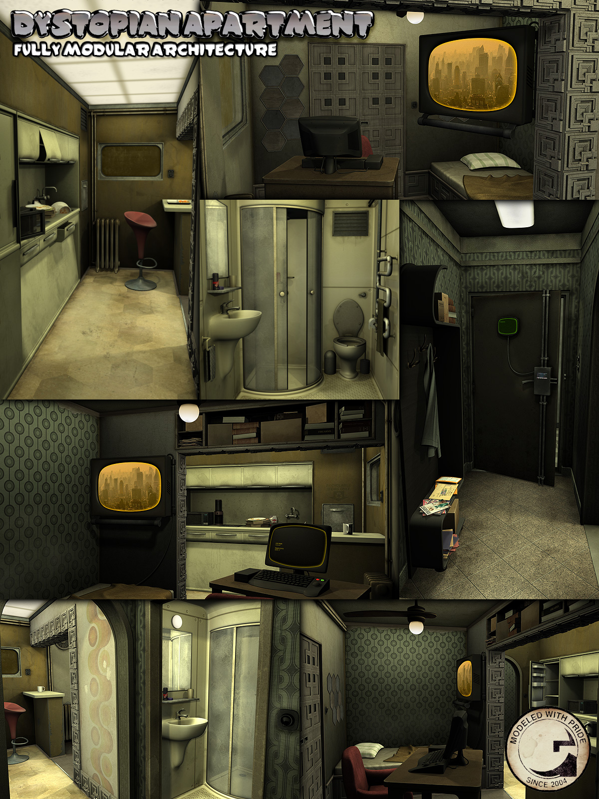 Dystopian Apartment by N/A