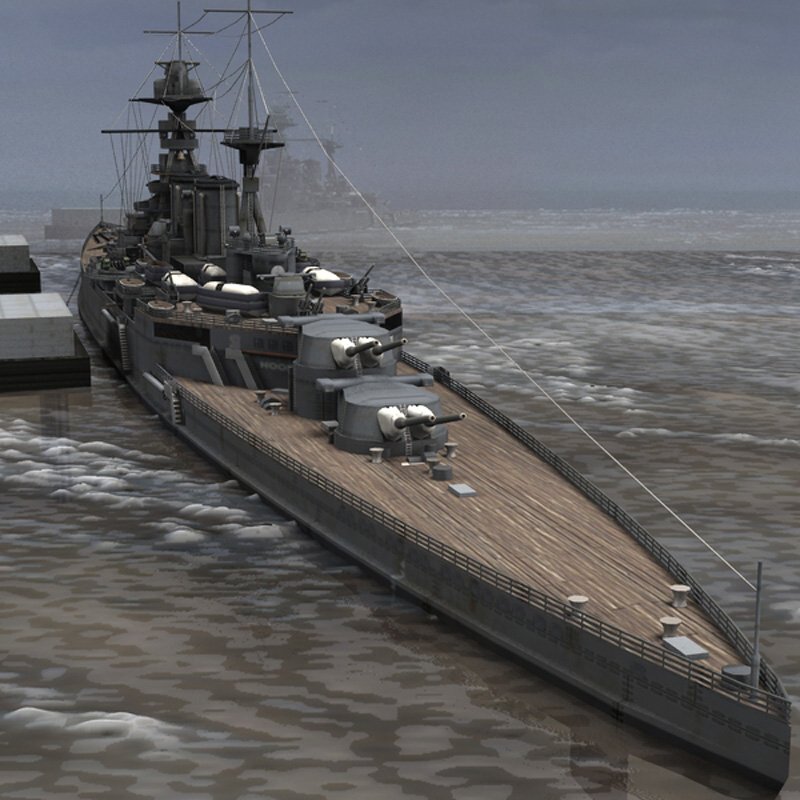 HMS Hood (for Poser) by N/A