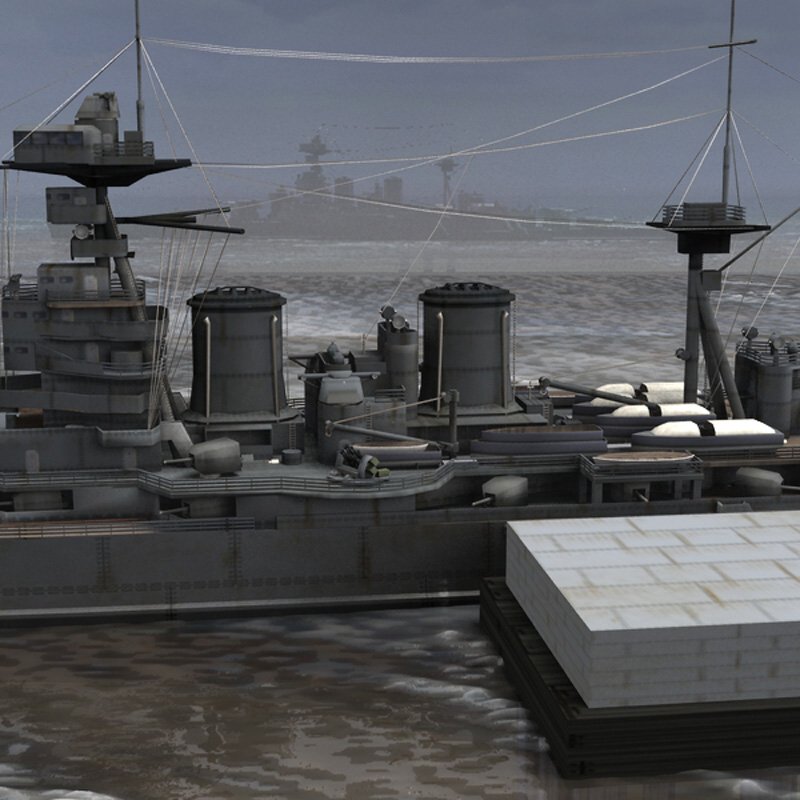 HMS Hood (for Poser) by N/A