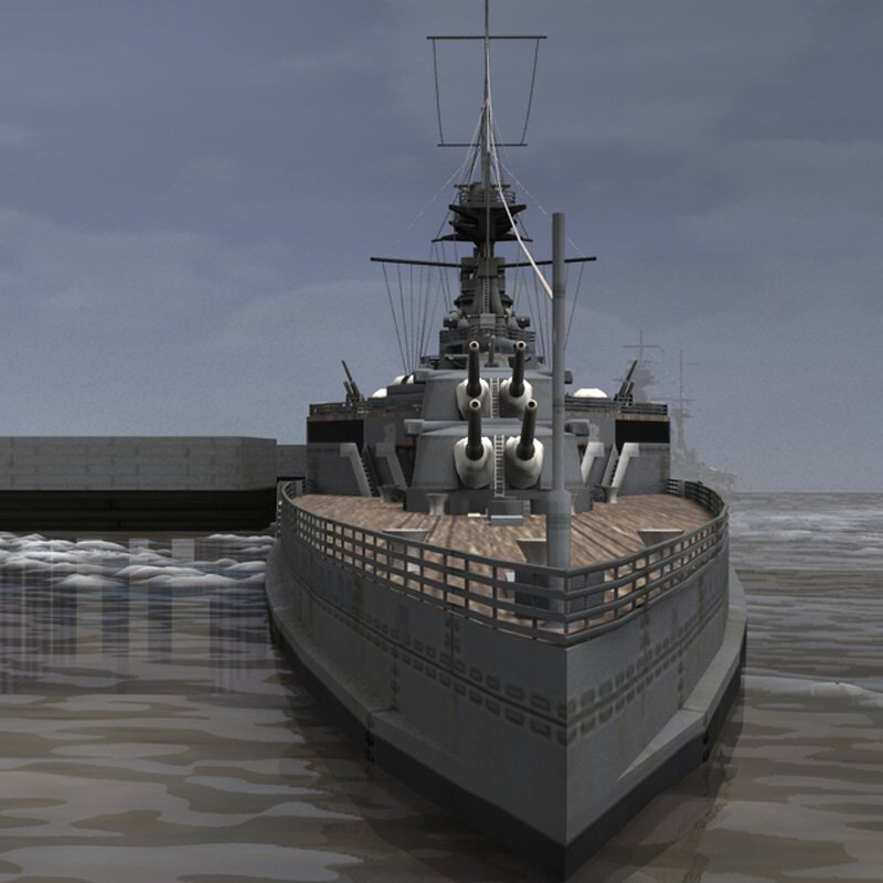 HMS Hood (for Poser) by N/A