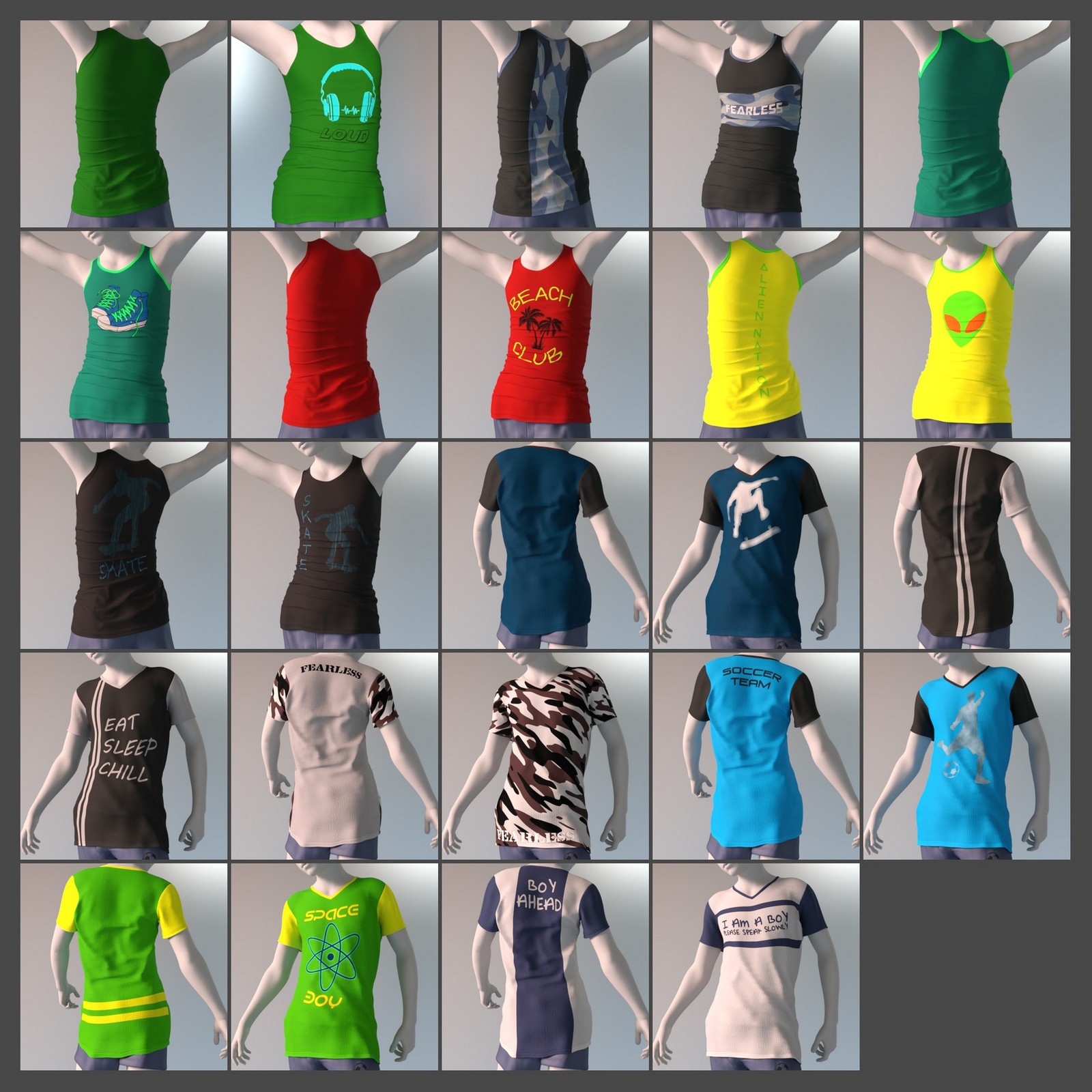 Youth Style for OOT Intimates for Genesis 8 Males by N/A