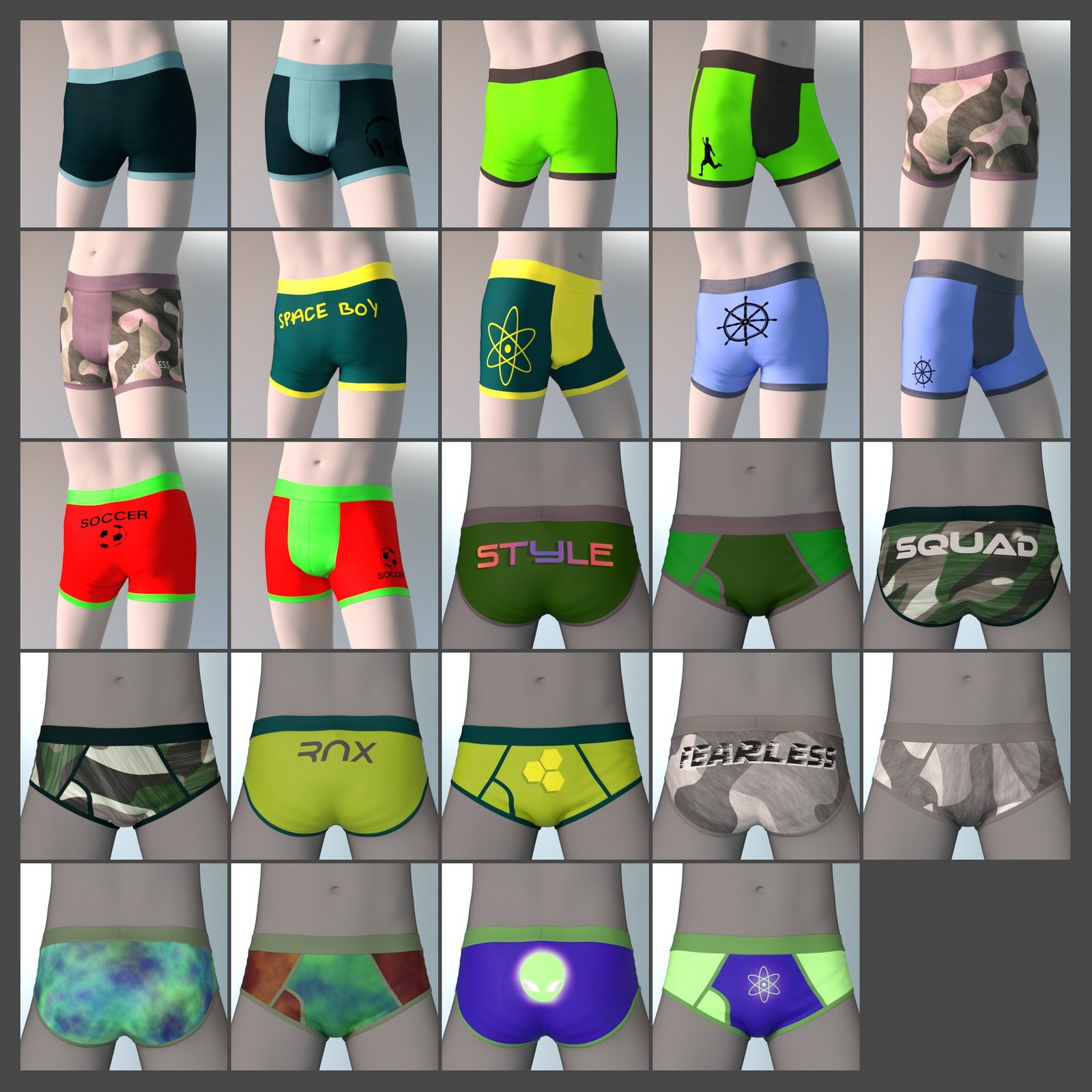 Youth Style for OOT Intimates for Genesis 8 Males by N/A