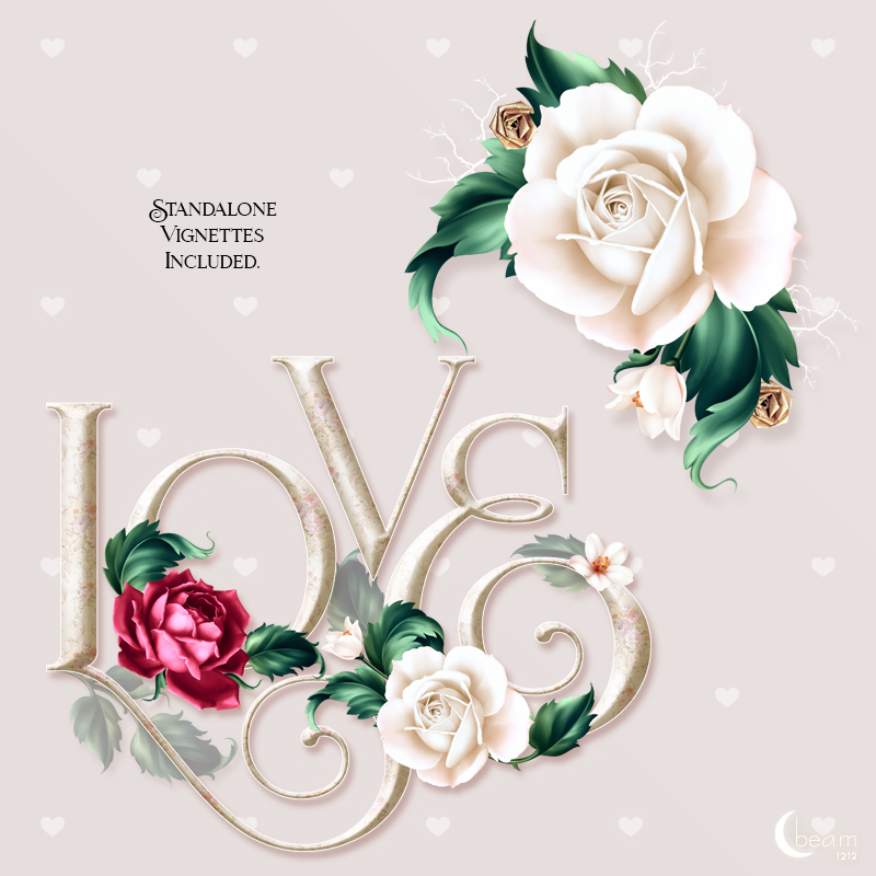 Moonbeam's Valentine Roses by N/A
