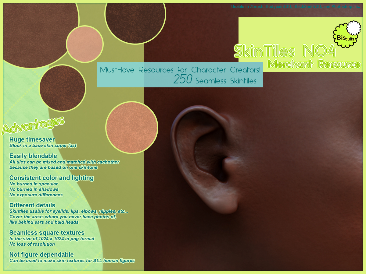 Biscuits SkinTiles NO4 Merchant Resource by N/A