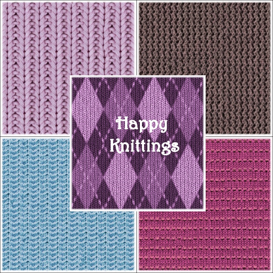 Happy Knitting -30 seamless Textures MR by N/A