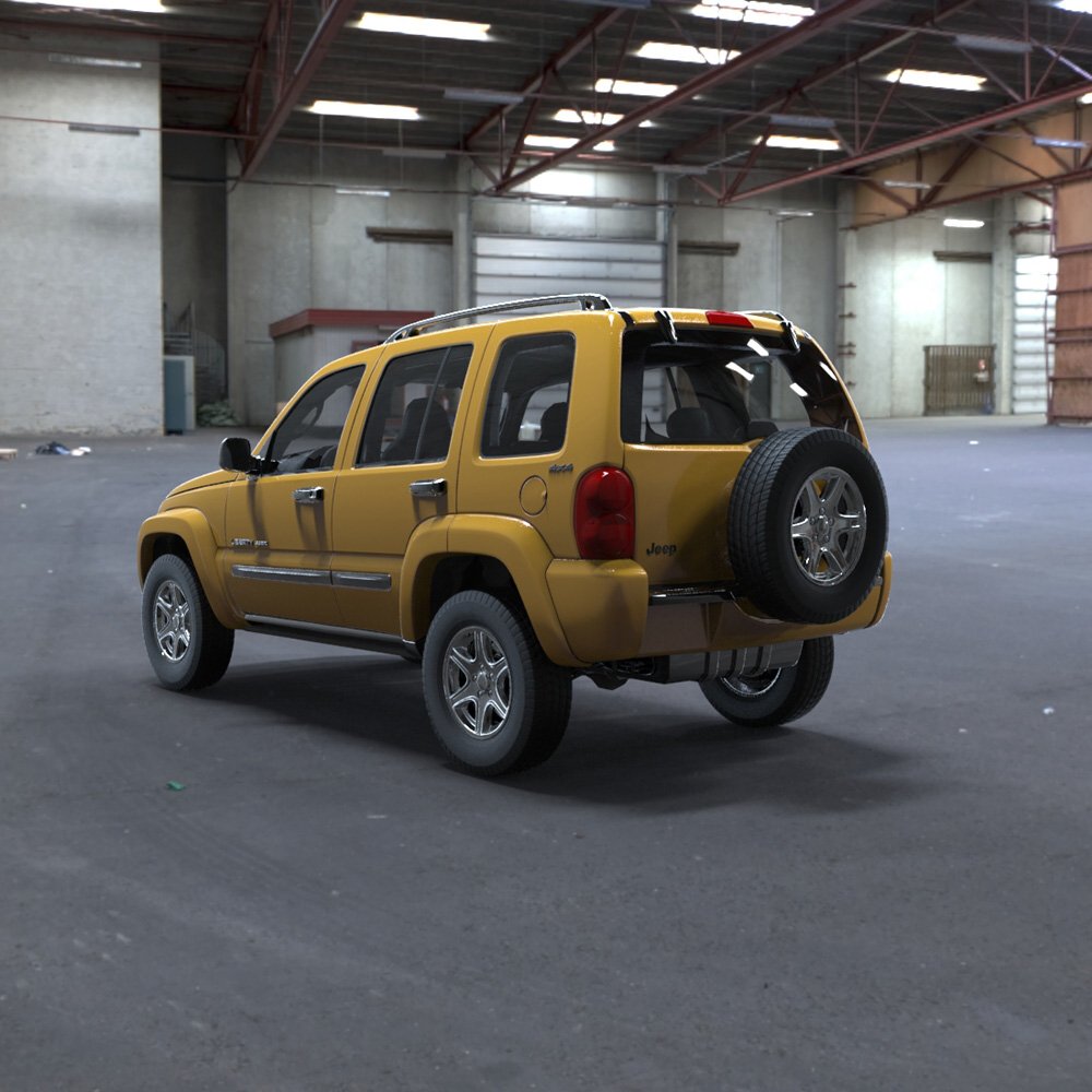 Jeep Liberty 2002 - OBJ/ 3ds  - Extended License by N/A