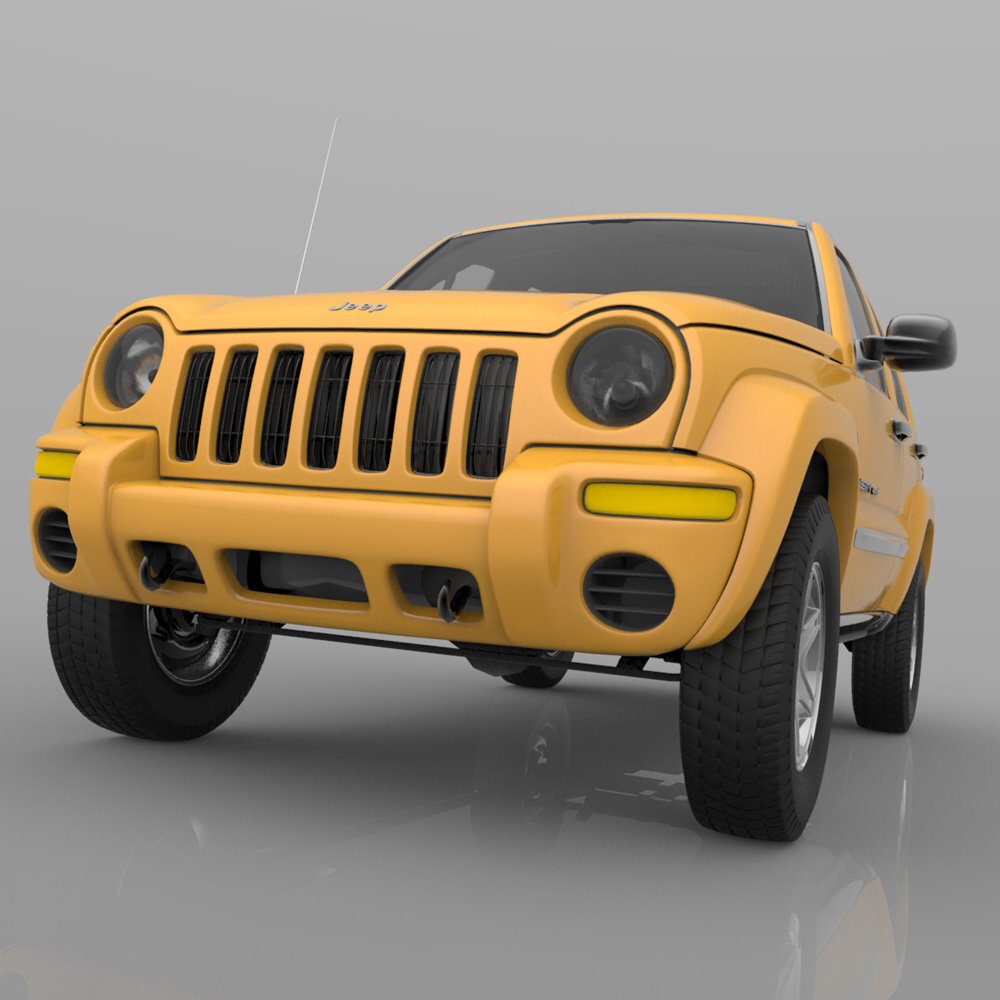 Jeep Liberty 2002 - OBJ/ 3ds  - Extended License by N/A