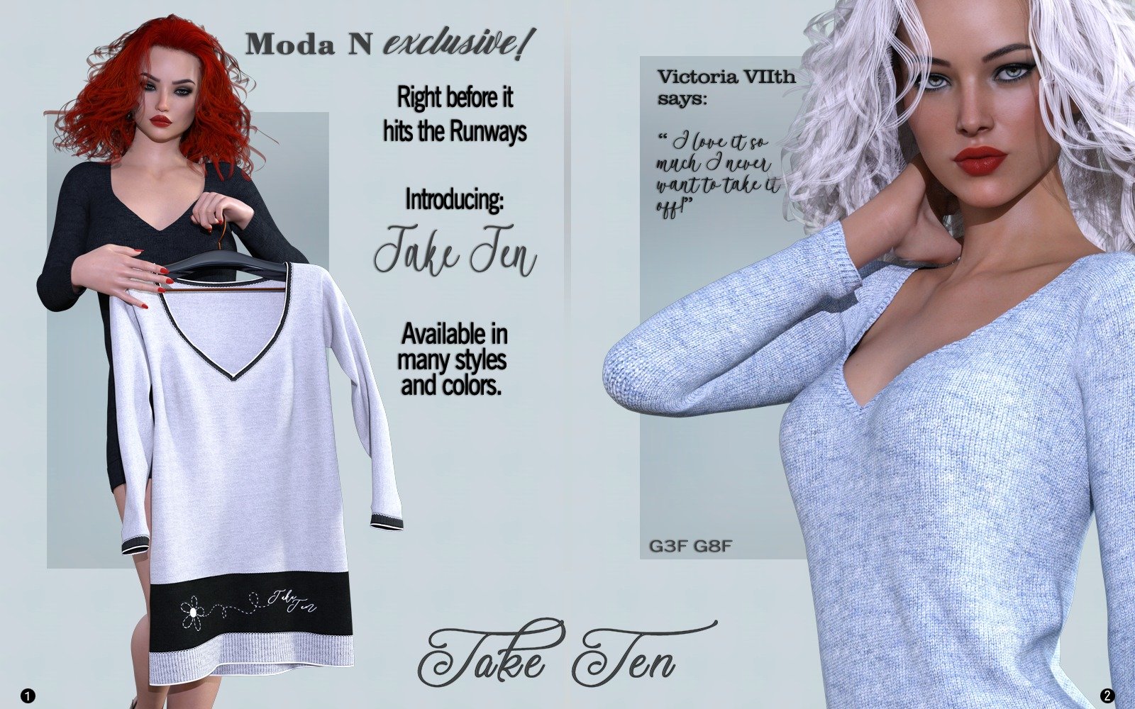 dforce Take Ten Jumper Dress G3F G8F by N/A