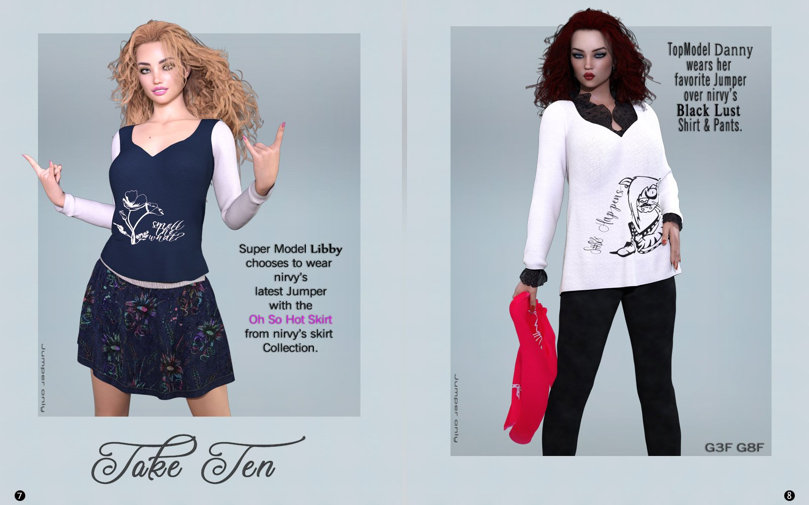 dforce Take Ten Jumper Dress G3F G8F by N/A