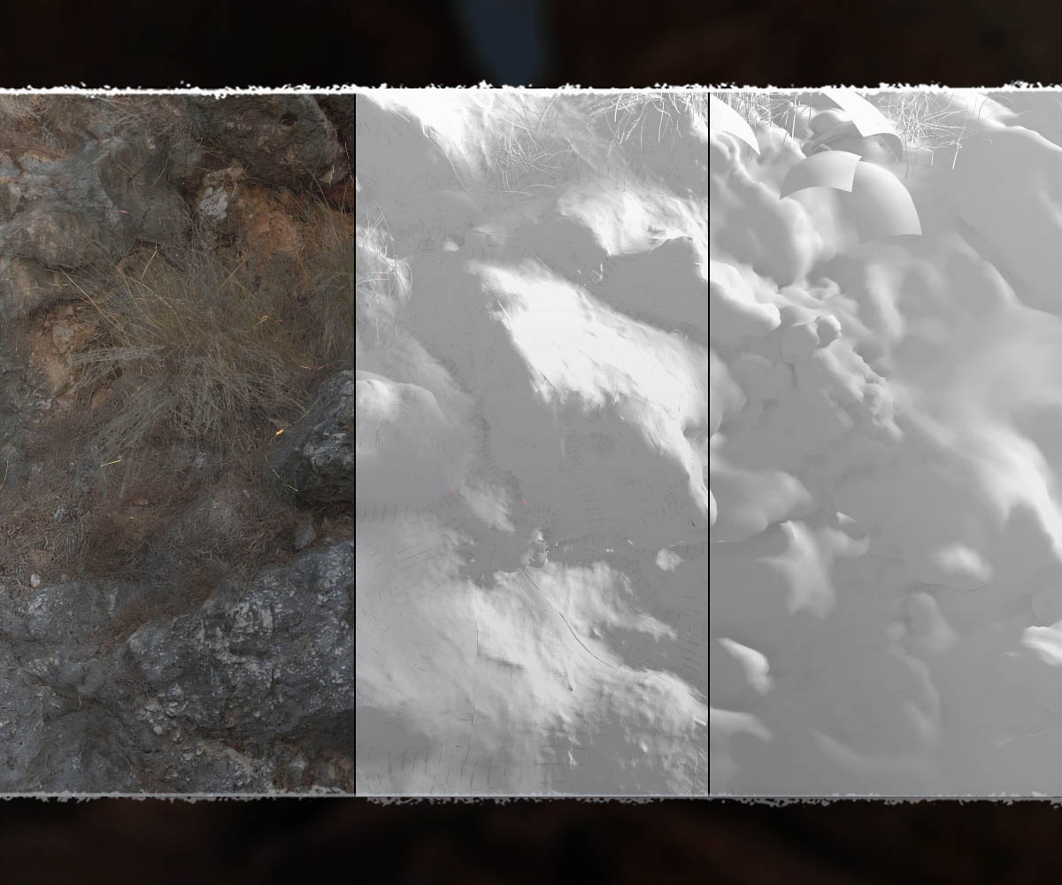 3D Cliff Construction set: Mediterranean Red Rocks by N/A