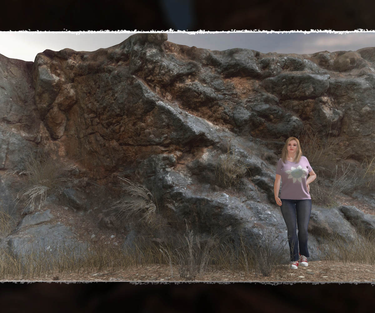 3D Cliff Construction set: Mediterranean Red Rocks by N/A