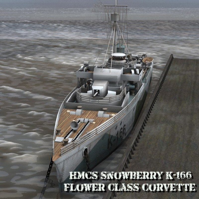 HMCS Snowberry - for Poser by N/A