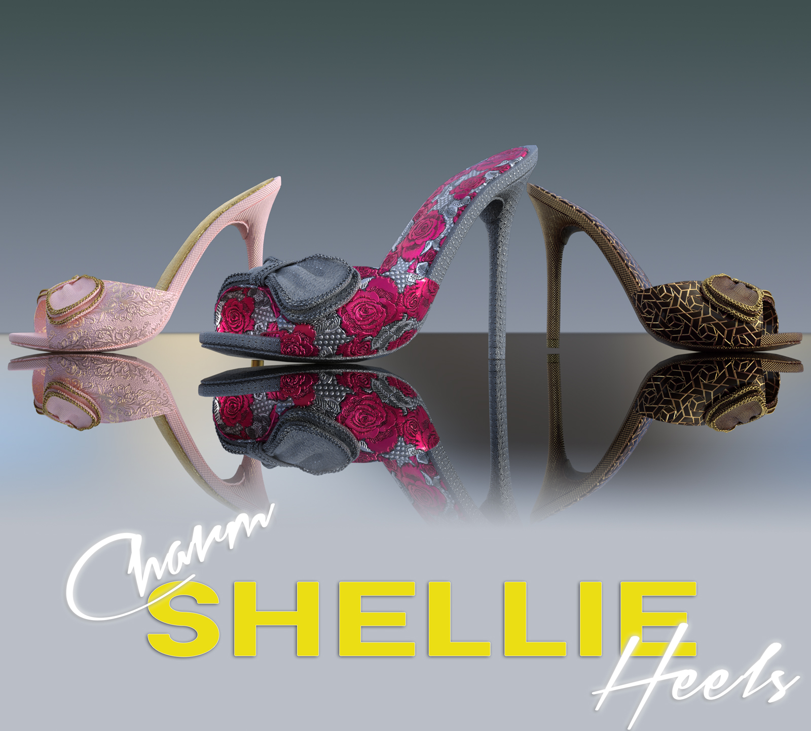 Charm Shellie Heels by N/A