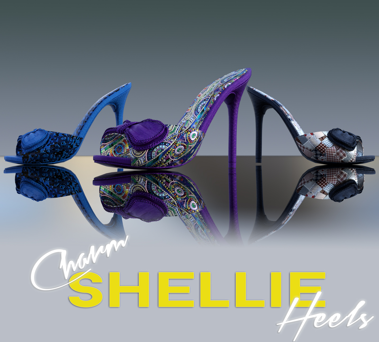 Charm Shellie Heels by N/A