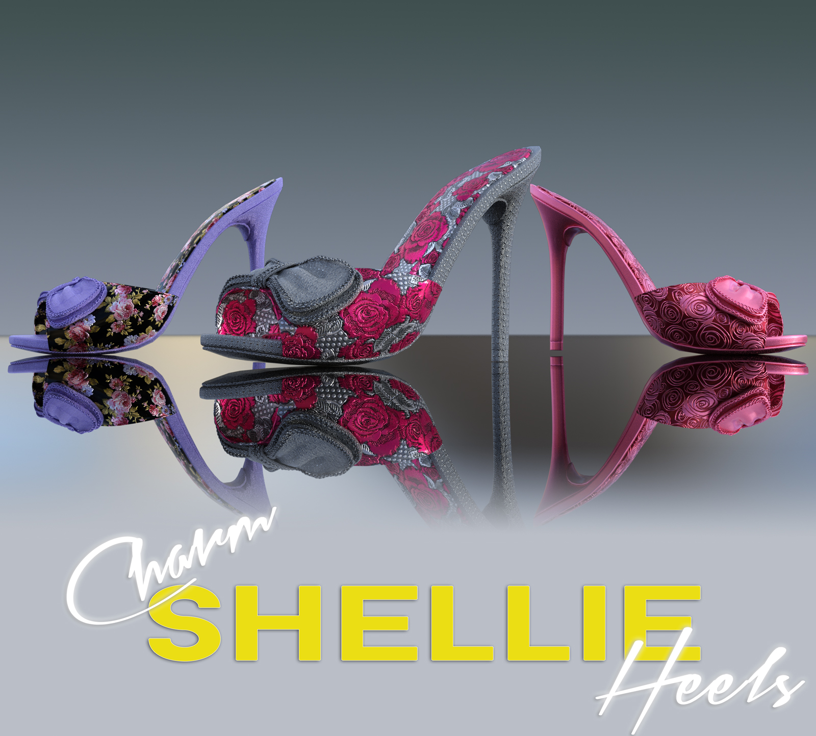 Charm Shellie Heels by N/A